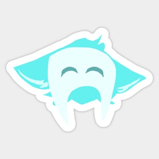 Cyan Slime pup Sticker